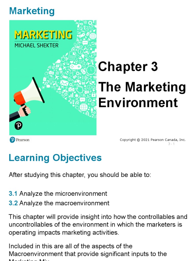 Chapter 3 The Marketing Environment | PDF | Marketing | Economies