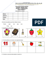 1° Evalucion Español y Sociales 3p