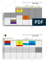 Horarios Dos Professores 2021 - I SEMESTRE