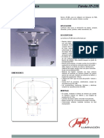 Ficha Tecnica Luminaria JP de VS-VM 80W-125W - 170VS-150VW - Industria Nacional Gyg2019