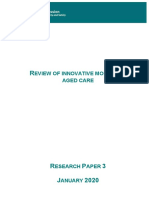 Research Paper 3 Review Innovative Models of Aged Care