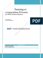 Budget Planning or Preparation Process: SAP FM BCS Business Blueprint