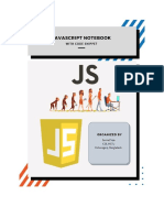 JavaScript NoteBook With Code Snippet
