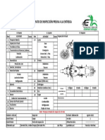 Formato de Inspeccion Pre Entrega