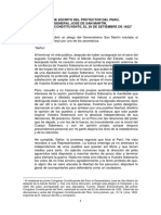 07 Mensaje escrito al Congreso Constituyente,Sesión Extraordinaria del  primer Congreso Constituyente del Perú, celebrado el 20 de setiembre de 1822