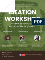 Ideation Workshop: Define and Develop An Entrepreneurial Project