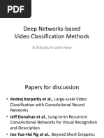 Deep Networks-Based Video Classification Methods: A Literature Overview