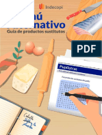 Guía de Productos Sustitutos: #MenúAlternativo