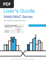 User's Guide: NWA/WAC Series