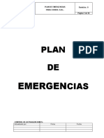 Plan de Emergencias 