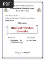 Bluetooth Wireless Networks