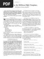 SAGE Publications LaTeX Template Guide | PDF | Te X | Text