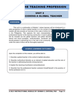 Module 2. The Teaching Profession Instructional Modules