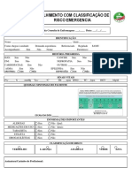 Classificação de Risco Pronto Socorro