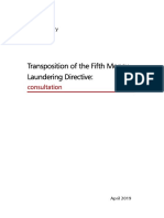 Consultation Paper - Transposition of the Fifth ML Directive