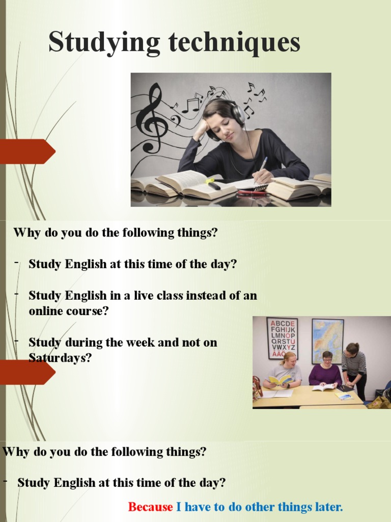 Effective English Study Techniques | PDF