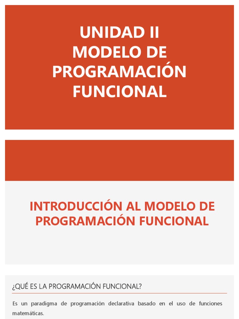 Introducción a la Programación Funcional | PDF | Programacion Funcional ...