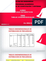 Clase 3 Tablas Unidimensionales