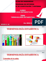 Clase 1-2 Terminología Estadística