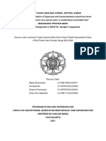 LAPORAN ANALISIS JURNAL Bougenvile 3 PKD