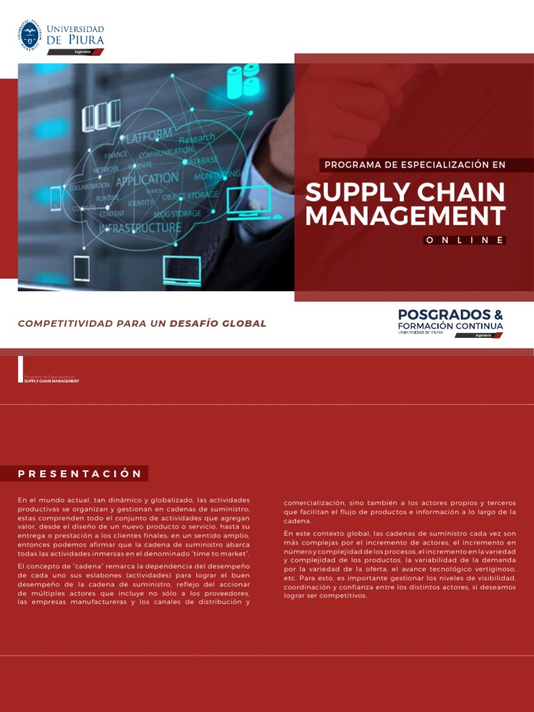 Supply Chain Management | PDF | Gestión de la cadena de suministro ...