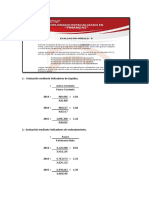 Análisis financiero de UNACEM SAA 2013-2015 con indicadores de liquidez, endeudamiento, gestión y rentabilidad