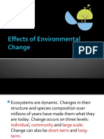 Effects of Environmental Change