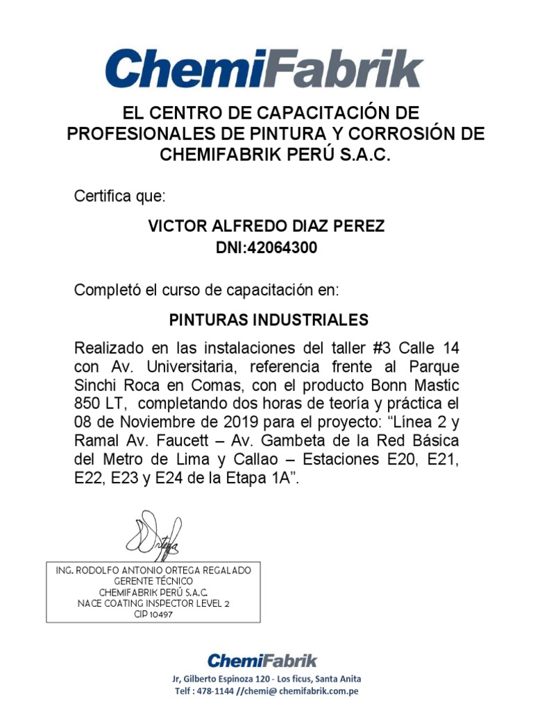 Victor Alfredo Diaz Perez (Bonn Mastic 850 LT) PDF