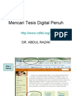 Mencari digital thesis