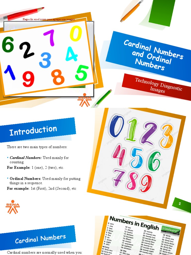 Cardinal Numbers and Ordinal Numbers SENA | PDF | Mathematics ...
