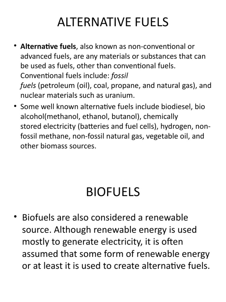 Alternative Fuels and Algae Biodiesel | PDF | Fuels | Alternative Fuel