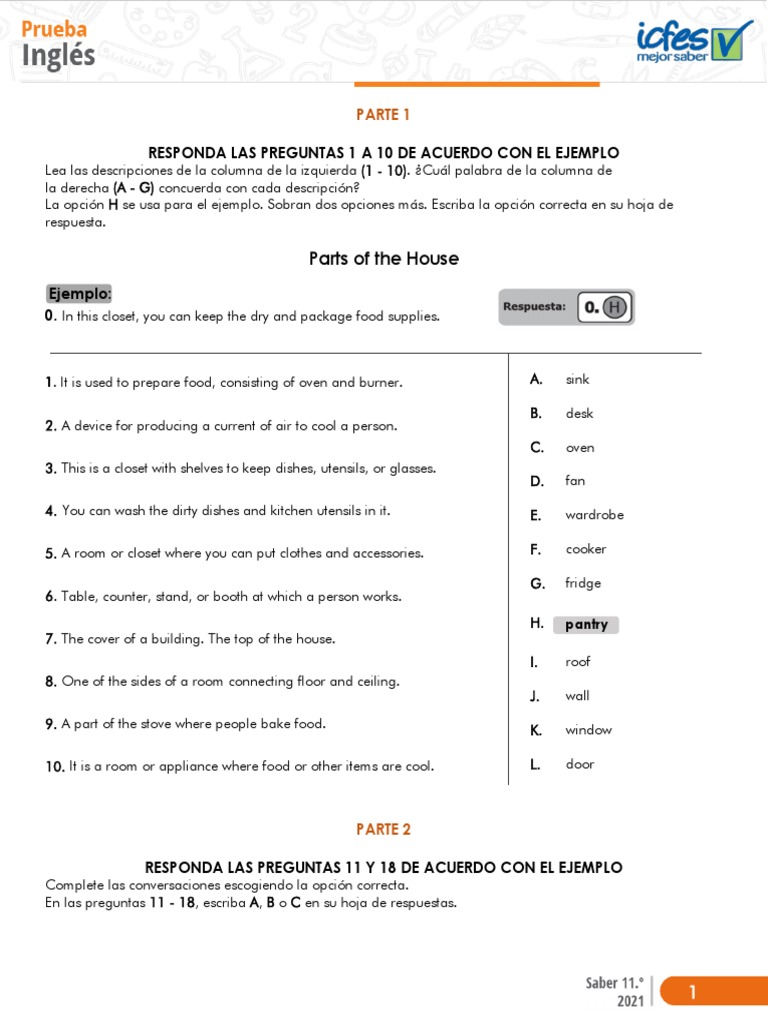 Spanish Language Test | PDF | Food And Drink | Cooking
