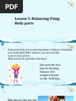 Lesson 3 Balancing Using Body Parts