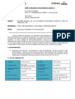 Informe Trabajo Remoto Mes de Marzo - Raul Vargas