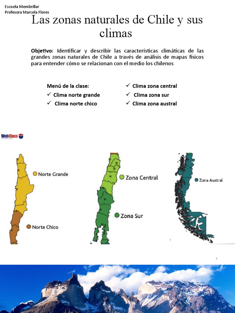 Climas de Chile por Zonas Naturales | PDF | Clima | Desierto