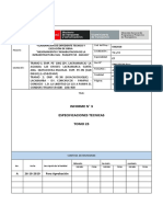 Especificaciones técnicas para el mejoramiento y rehabilitación de la infraestructura vial - Paquete 5R - Ancash