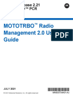 MOTOTRBO™ Radio Management UG