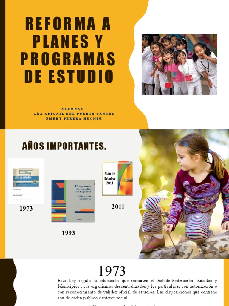 Reforma de Planes de Estudio 2011 | PDF | Plan de estudios | Cognición