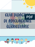Guia Didactica de Adecuaciones Curriculares.