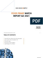 SGS DIGICOMPLY - Food Fraud Watch Report Q3 2021