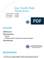 Smart Planning Tipologi Sistem Akuifer Karst - Kelompok 2