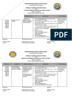 Diosdado Macapagal High School: Weekly Home Learning Plan Health-Optimizing Physical Education I