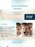 Transtorno Desafiador Opositor