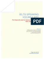 Ielts Speaking Vocabulary