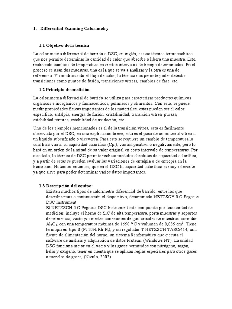 Understanding Differential Scanning Calorimetry Principles