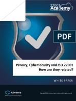 Privacy Cyber Security and ISO 27001 en