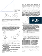 Lista 4. Isomeria