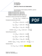 Solucionario de La Practica de Termoquimica