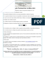 2º Avaliação Nacional Dos Acólitos 2011 - Coroinhas Servidores