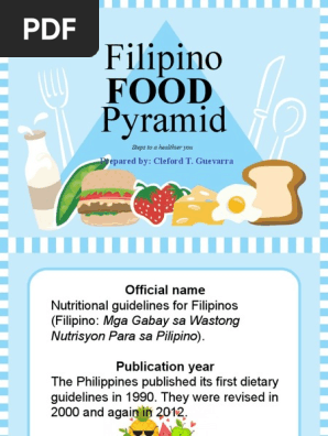 Filipino Food Pyramid